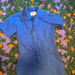 Stunning blue Pistola jumpsuit size medium